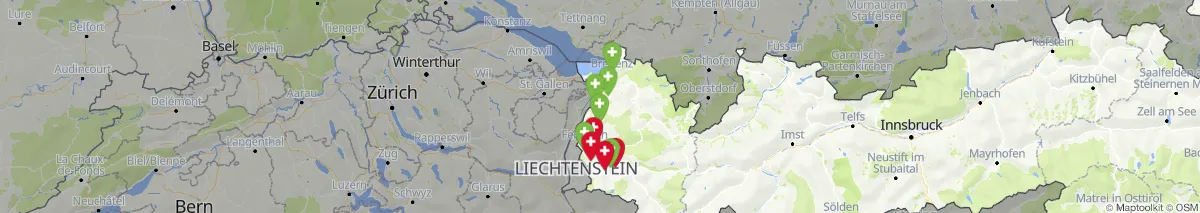 Map view for Pharmacies emergency services nearby Dünserberg (Municipality, Vorarlberg) (57)